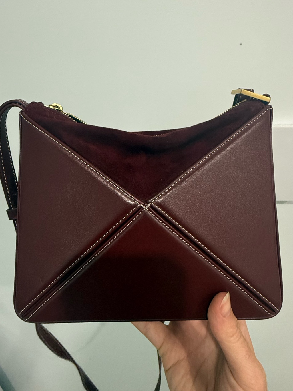 Mlouye Mini Flex In Burgundy — image 8 of 8